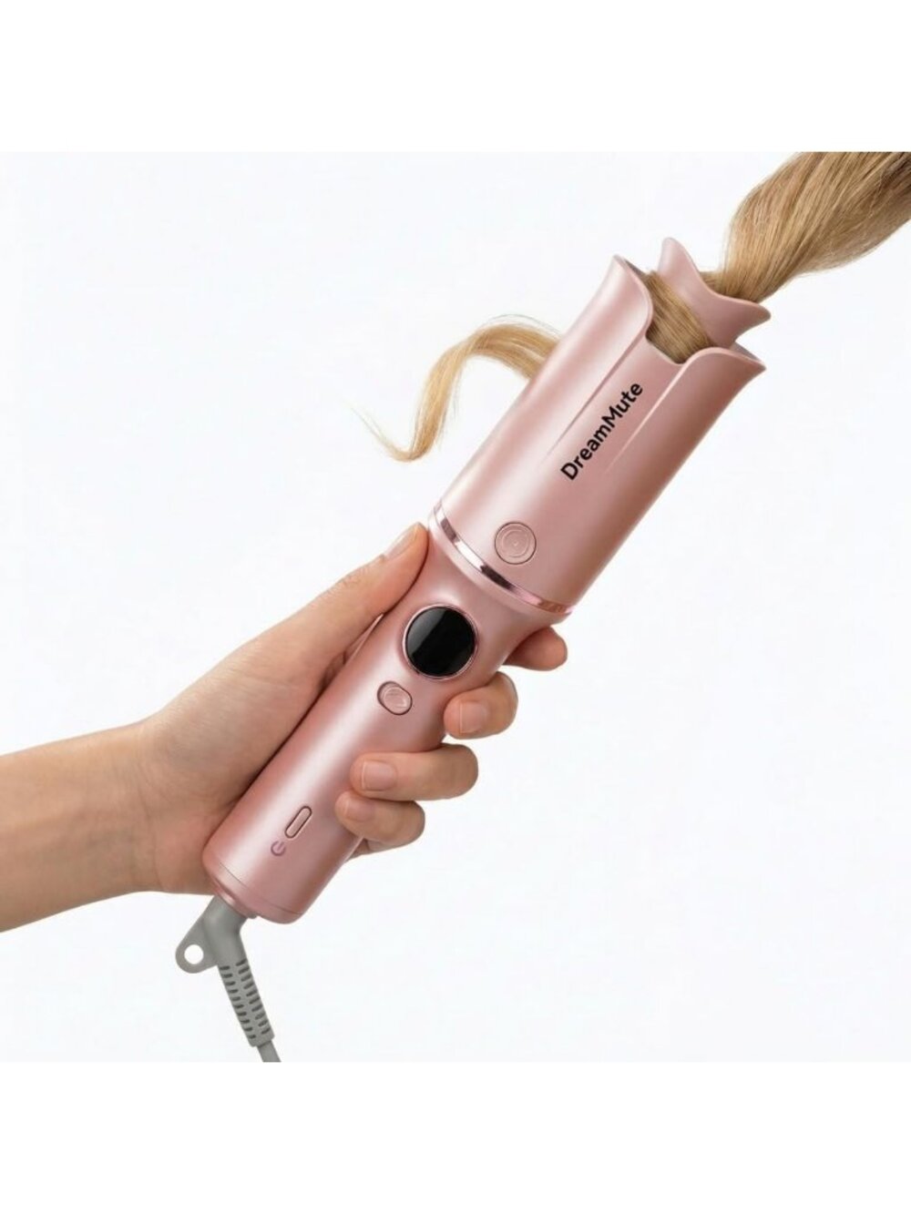 Automatic Curling Iron for Long Hair - Ceramic Wand, Soft Waves, Tangle-Free